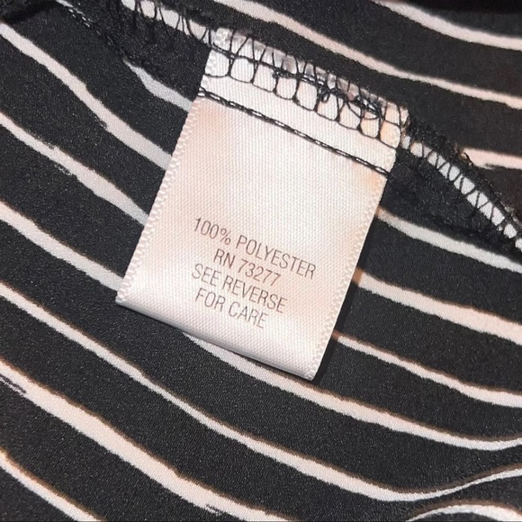 Croft & Barrow Long Sleeve Striped Button Down Blouse - Picture 9 of 9